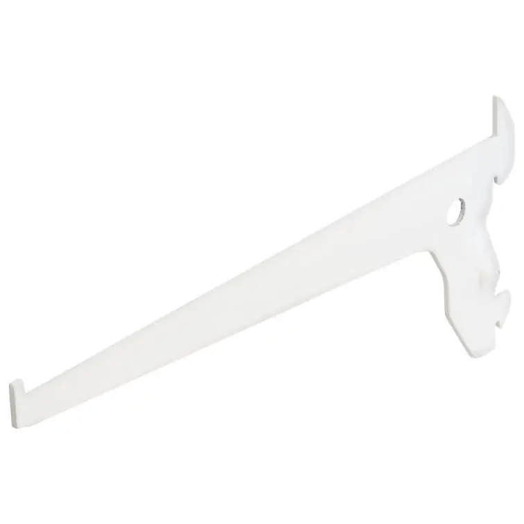 F-drager enkel RAL9003 wit 20cm 20pp